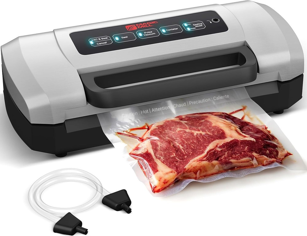 Pro Food Vacuum Sealer Machine with Patent Handle | professional-Grade Seal W...