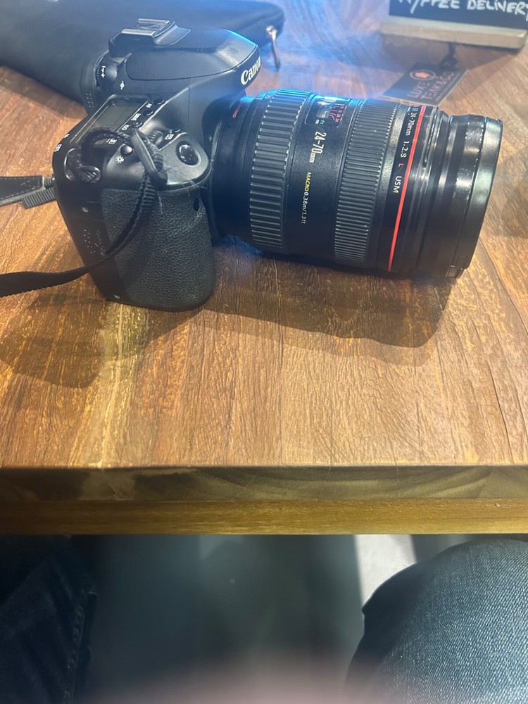 canon 80d camera with lenses (Canon EF 24-70mm, Canon 50mm 1.8, Canon 13-135mm)
