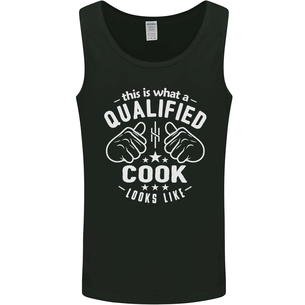 This Is What a Qualified Cook Looks Like Mens Vest Tank Top