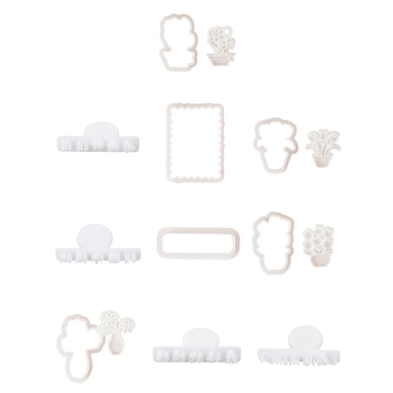 Mothers Day Cookie Press Stamp Fondant Cutter Baking Tool for Mom Birthday-image