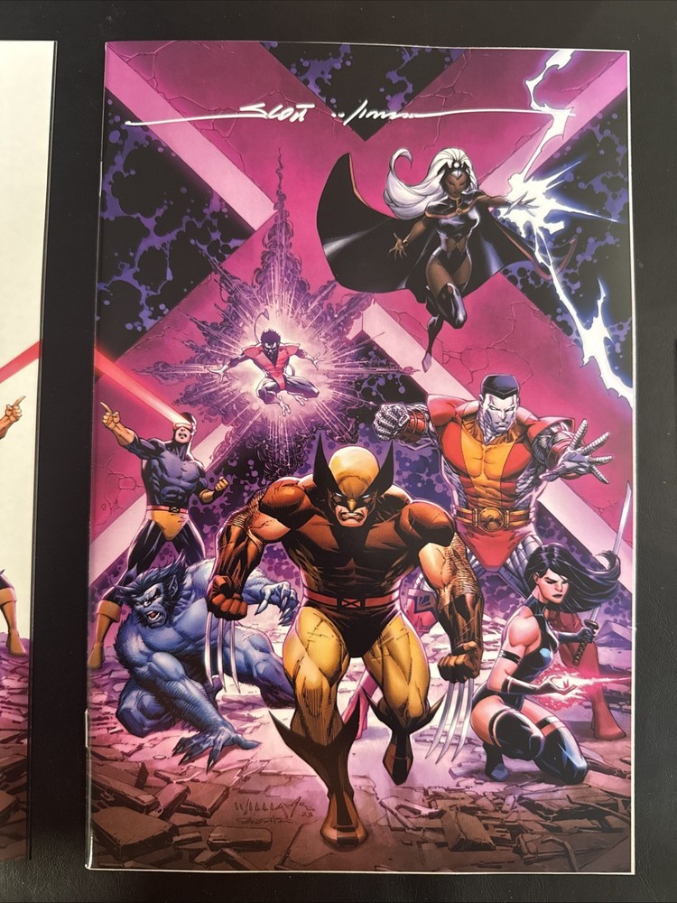 X-Men #22 -Scott Williams SIGNED VIRGIN w/ Cell&Holo Card SDCC 2023 LTD 500 NM/M