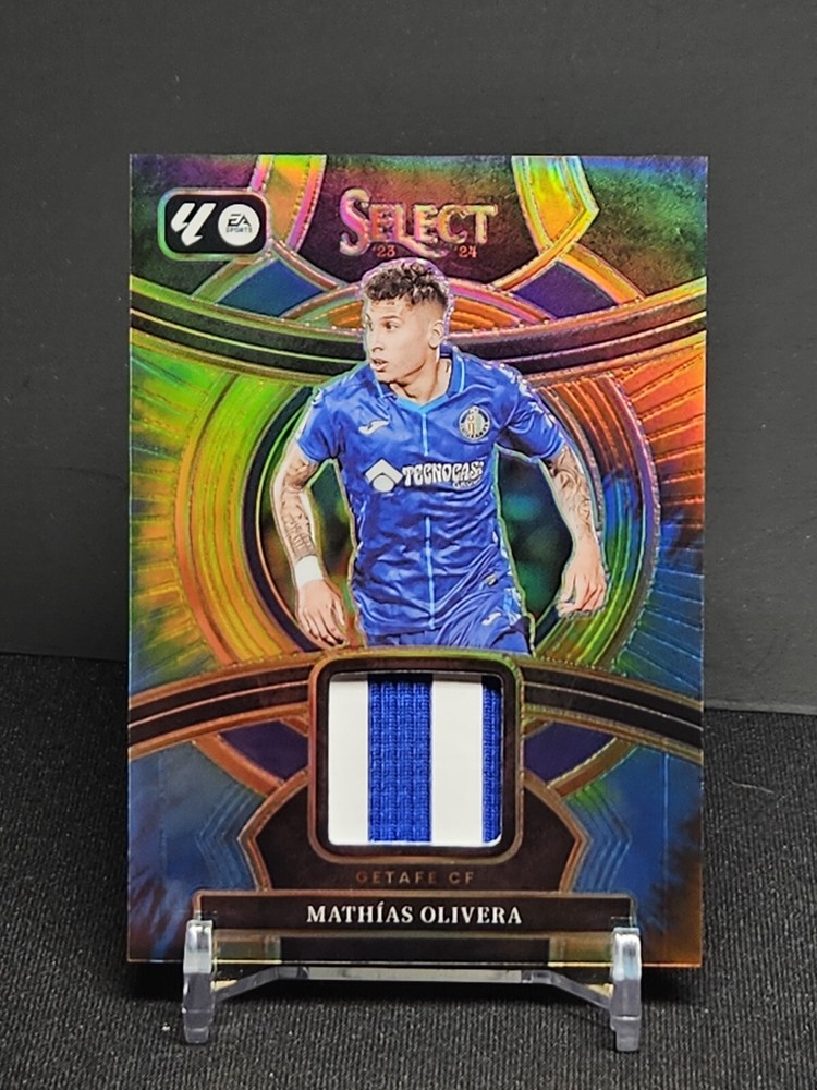 2023-24 Select La Liga Mathias Olivera Patch Tie-Dye Prizm #'d 13/25 Getafe