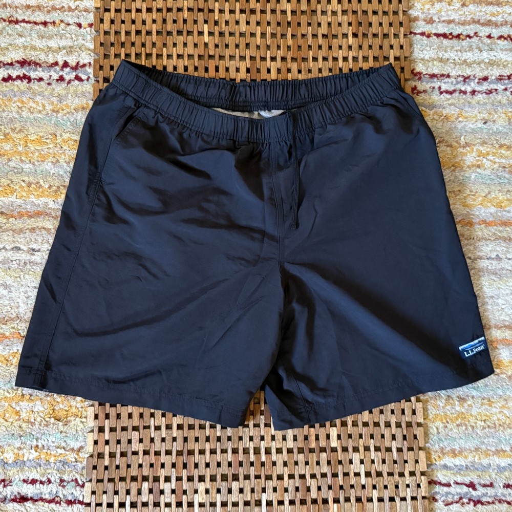 L.L. Bean Navy Blue Swim Trunks Men's Size Large L