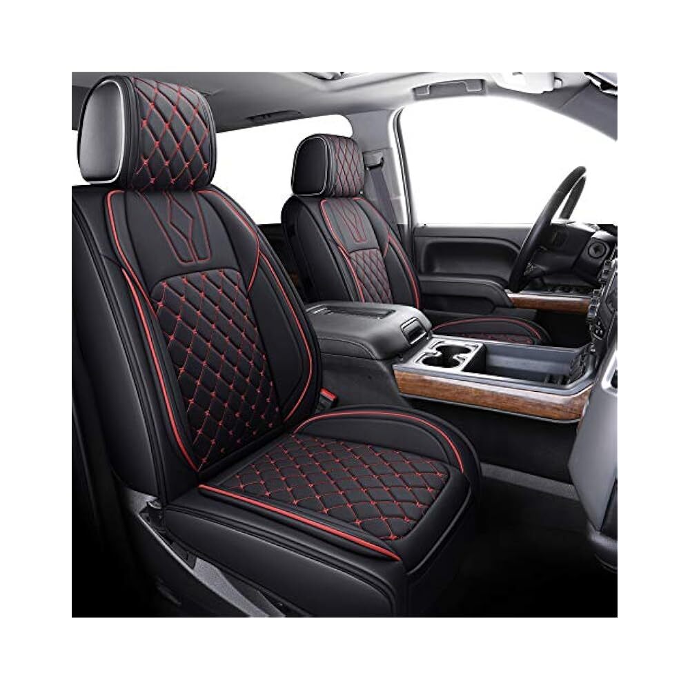Durable Leather Truck Seat Protectors Dog Proof Fits 2007-2025 Models