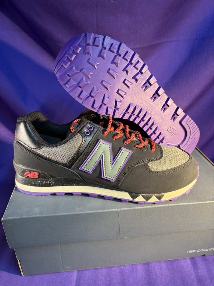 New Balance Mens 574 Outdoor Pack Black ML574NFQ Size 9 D NIB RARE NOS