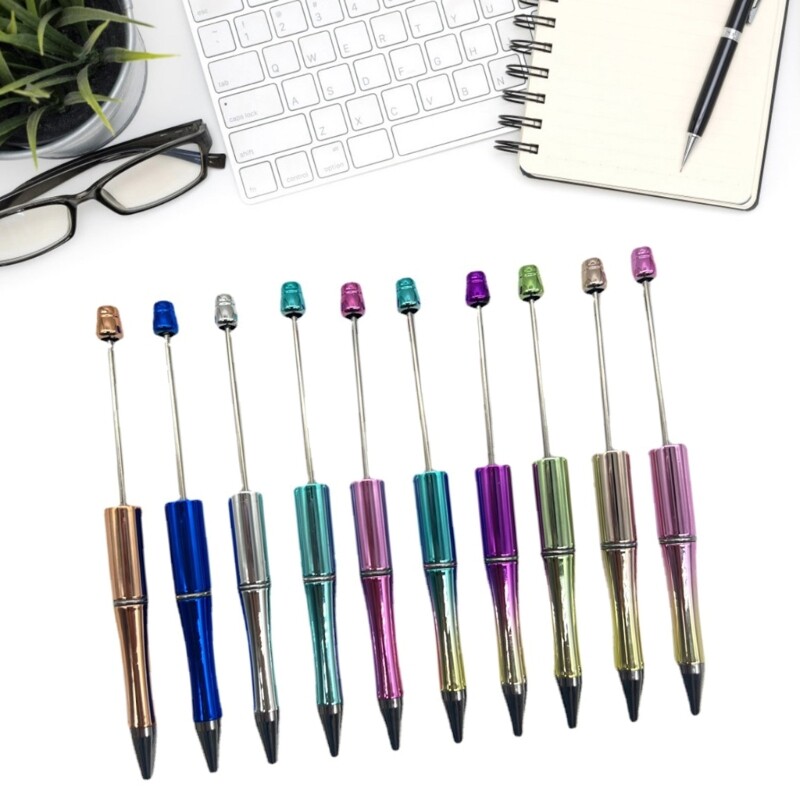 Beadable Ballpoint Pen Bead Rollerball Pen Inks Pen Beaded Pen