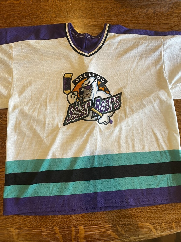 Orlando Solar Bears Bauer 90’s Hockey Jersey SZ XL