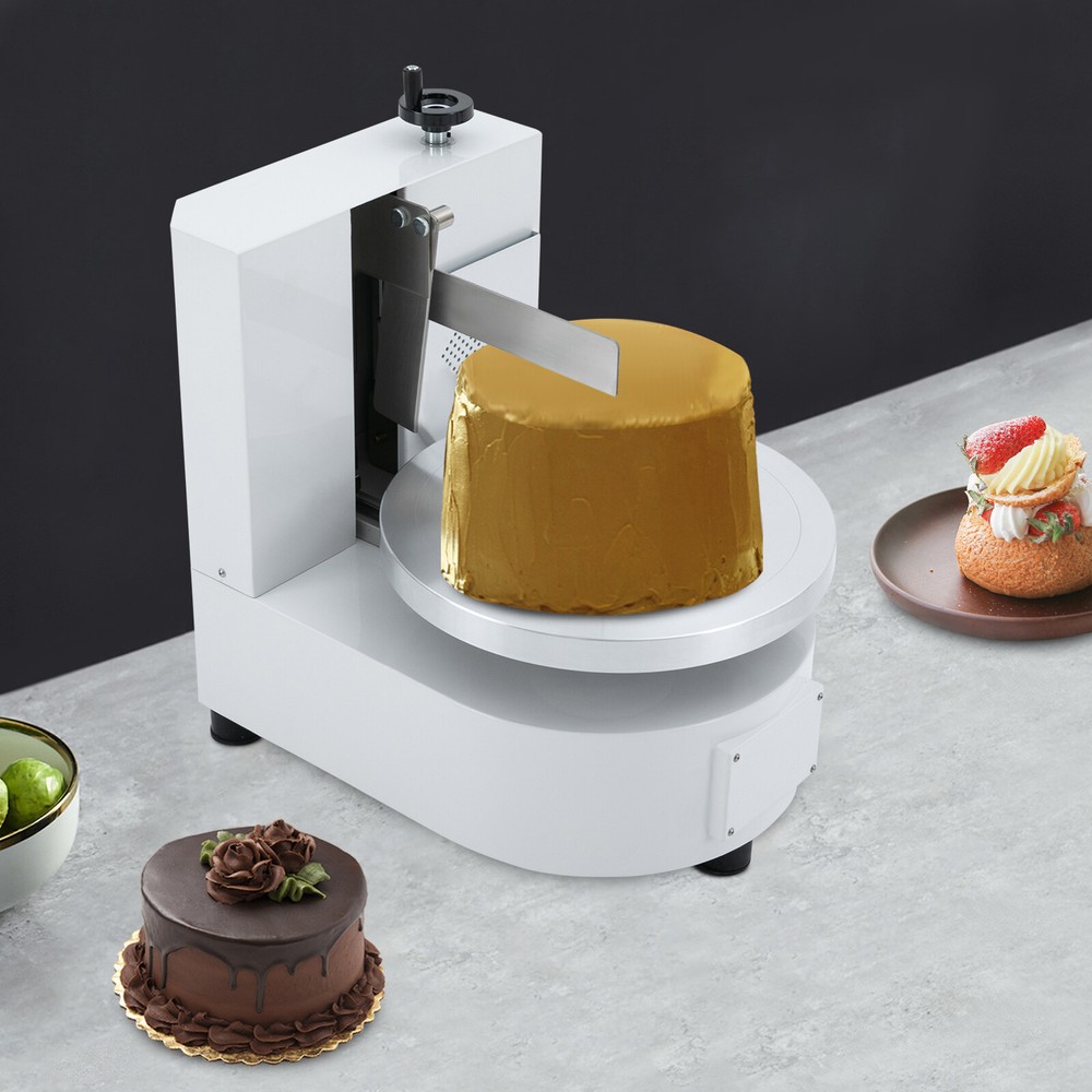 4-12 Inch Cake Cream Coating Machine for Smooth Decoration 110V