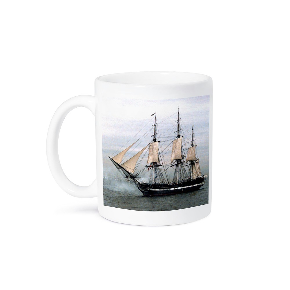 USS Navy Constitution Ship Mug by 3dRose