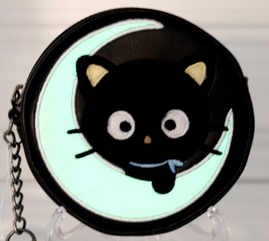 Her Universe Sanrio Chococat Celestial Glow-in-the-Dark Coin Purse with Keychain