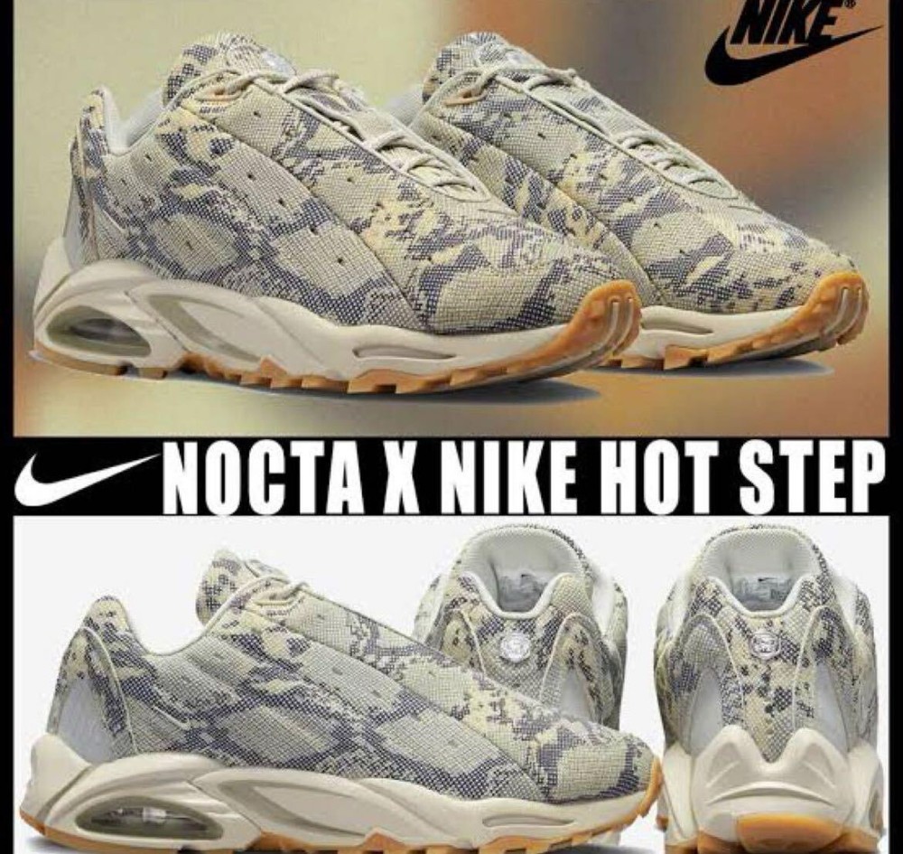 NIKE Men 9.5US Drake/Nokta   Hot Step Air Terra Snake Dr0508-001 With Box