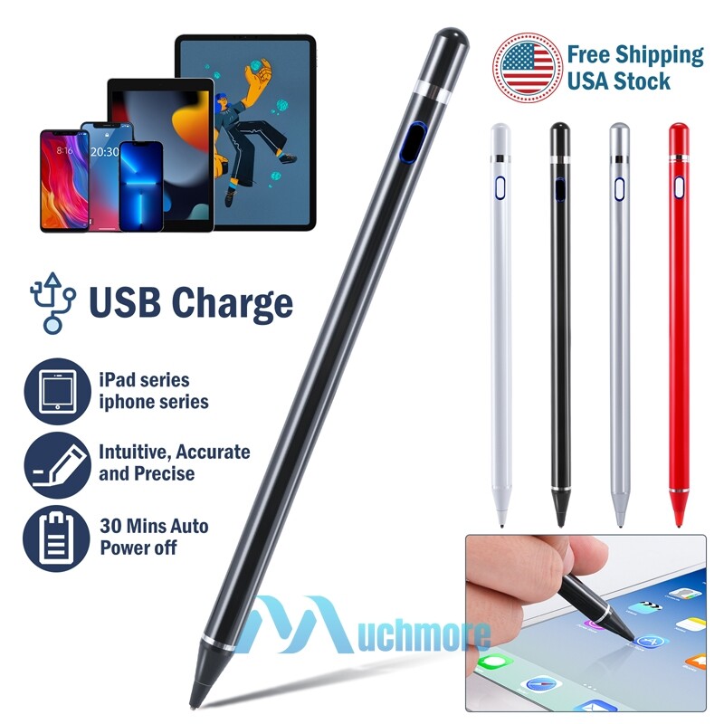 iPad iPhone Samsung Tablet Stylus Pen with Capacitive Touch Screen
