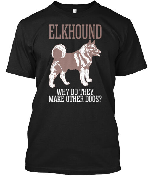 Elkhound T-Shirt Made in the USA Size S to 5XL