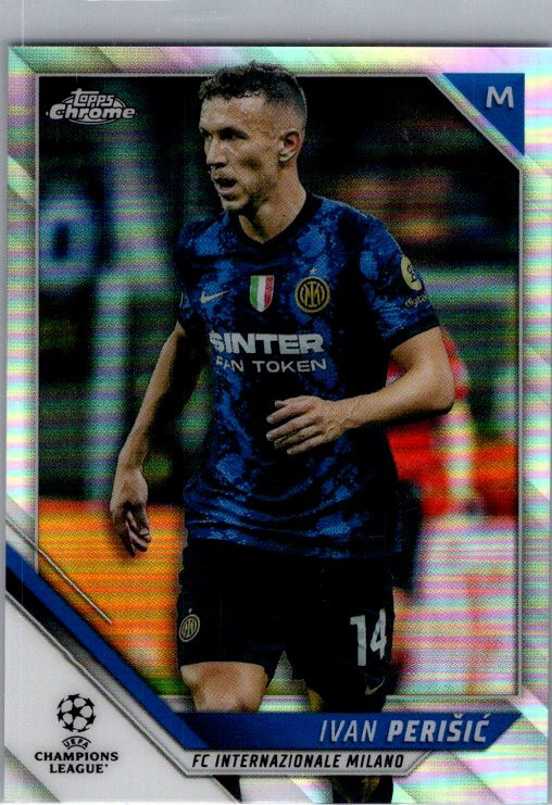 2021-22 Topps Chrome UEFA Champions League Ivan Perišic Refractor Card #158