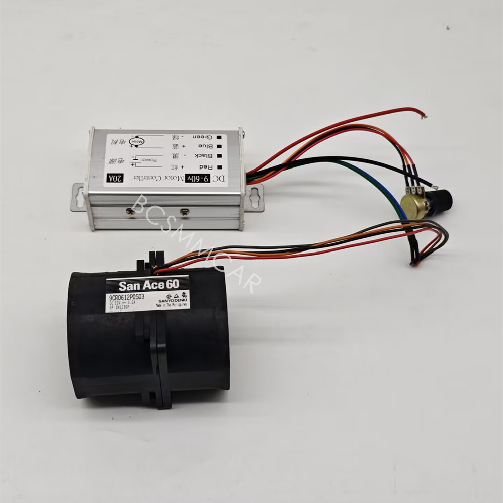 Ventiladores dobles turbocompresor turbo de turbina eléctrica para automóvil ventiladores de admisión con controlador