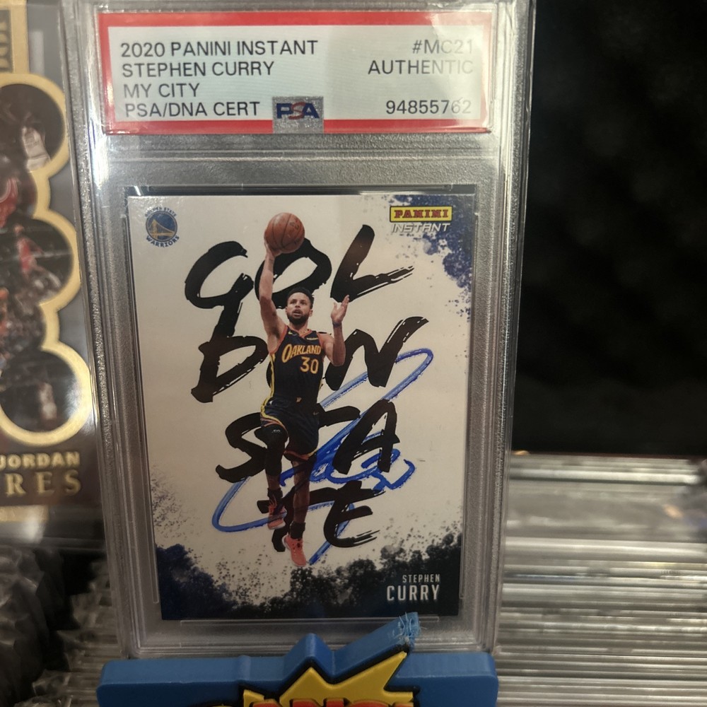 2020 Panini Instant Stephen Curry My City Auto #9/25 Rare NBA Card
