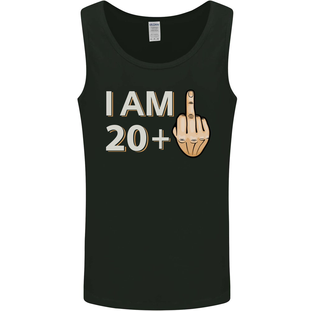 21st Birthday Funny Offensive 21 Year Old Mens Vest Tank Top
