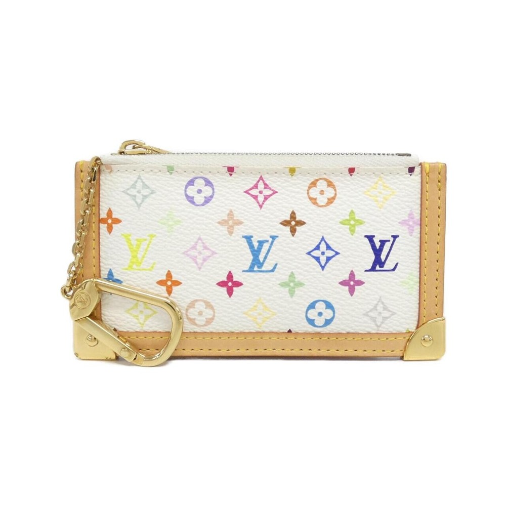 Authentic LOUIS VUITTON Multi-color Pochette Kure M92655 Coin and Key Case  #...