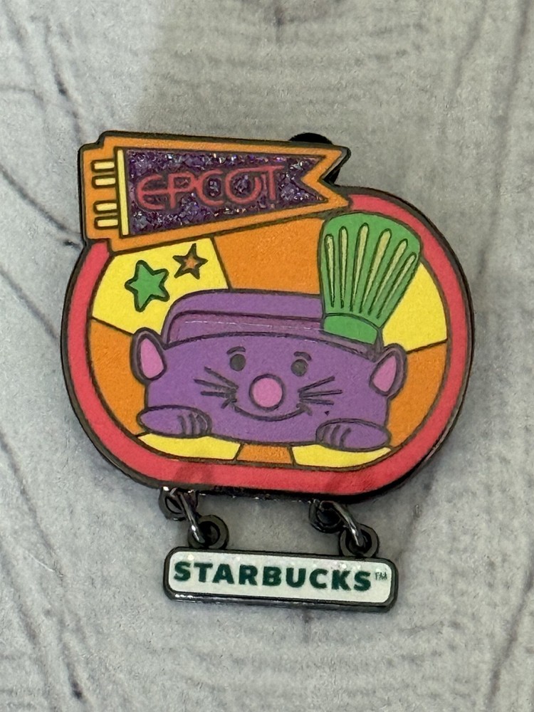 Disney Starbucks 2025 Epcot Ratatouille Mystery Pin NEW Limited Edition