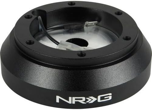 NRG Innovations Black Short Steering Wheel Hub Adapter US 7527293 B1 for Vehicles