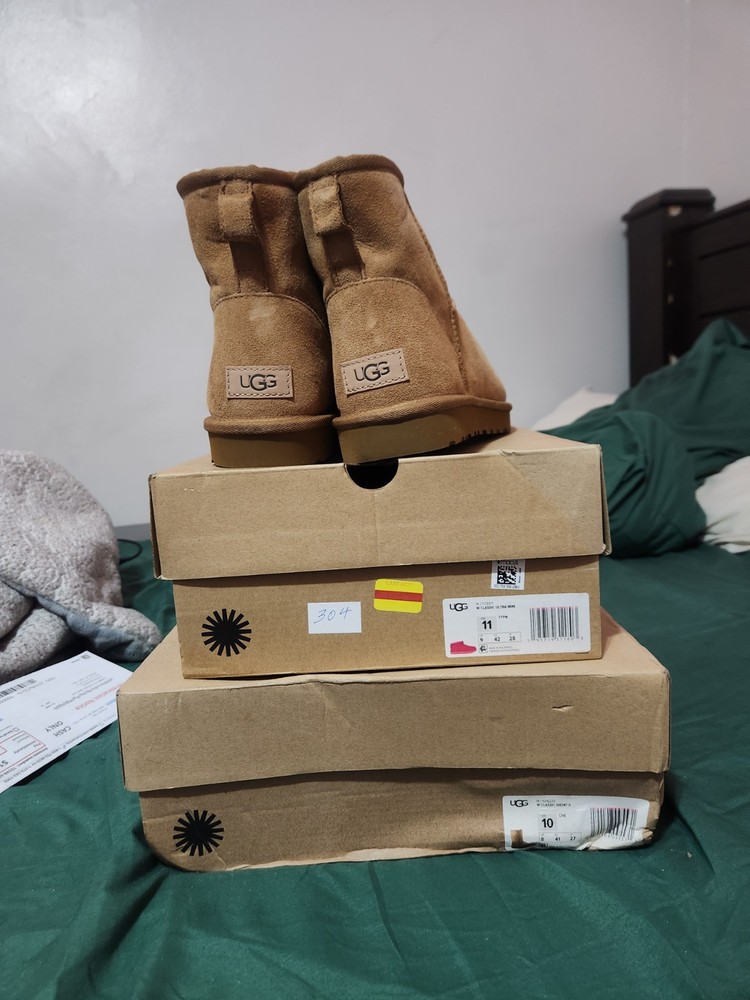 UGG Classic Mini Women's Boot, Size 6 - Campfire (1016222)
