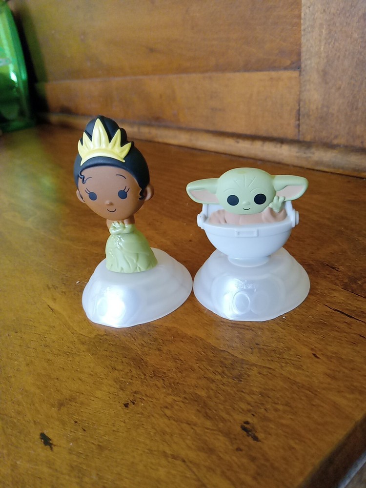 Lot of 2 Disney 100 Years, Tiana & Grogu, 2023 McDonald's