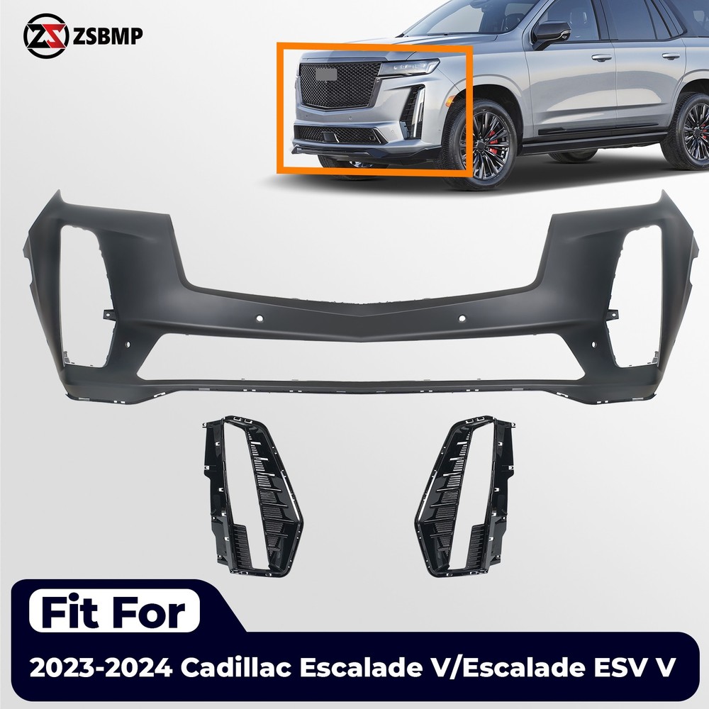 Front Bumper Cover Assy For 2023-2024 Cadillac Escalade V Fascia Kit 87816950