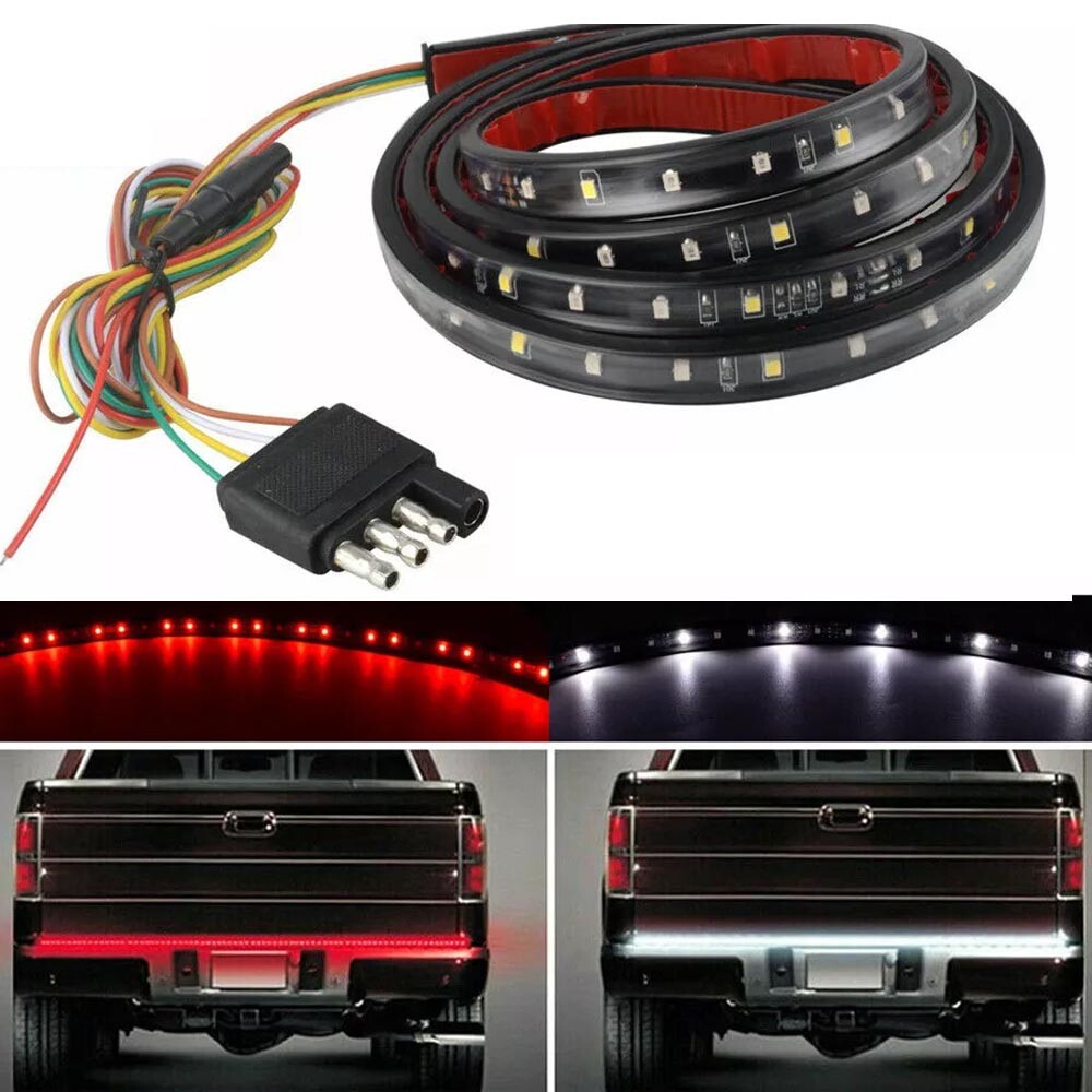 60IN LED Truck Tailgate Light Bar Brake Reverse Turn Signal Stop Tail Strip NEW