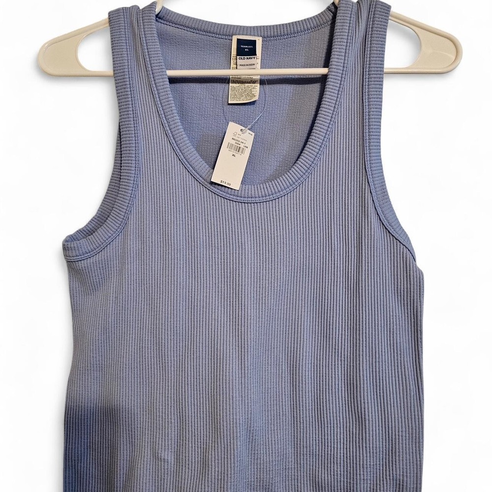 Old Navy Snug Cropped Ribed Tank Top Women's Size X-Large NEW WITH TAGS