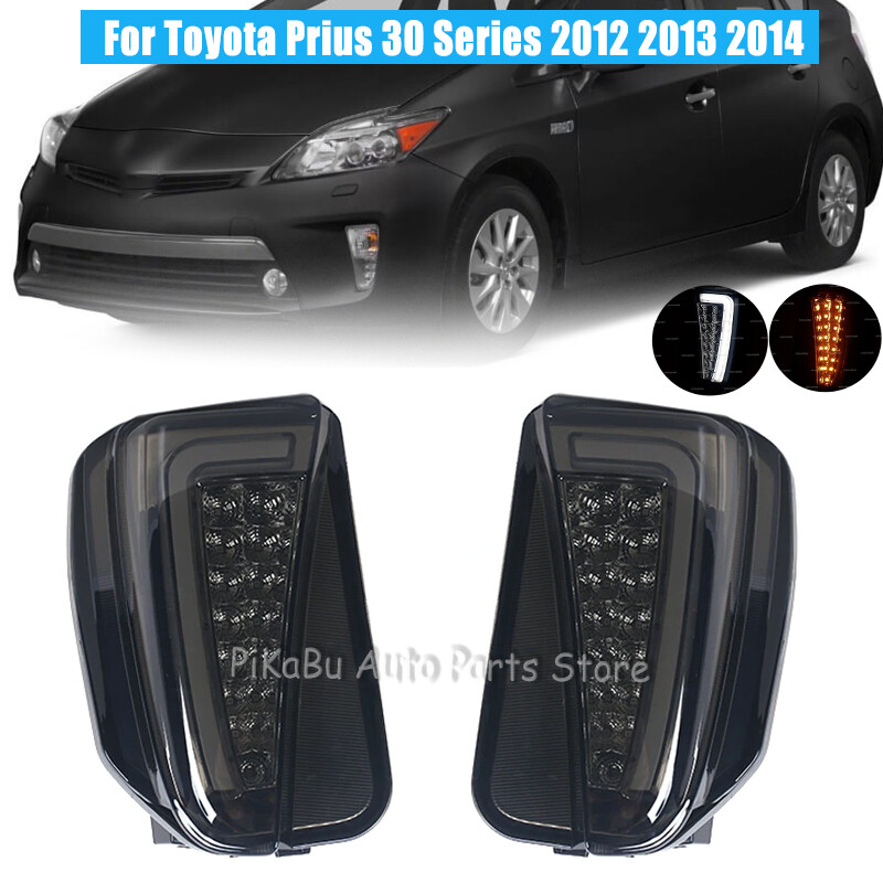 Toyota Prius 30 Series 2012-14 LH&RH LED DRL Fog Lights Daytime Running Lamps