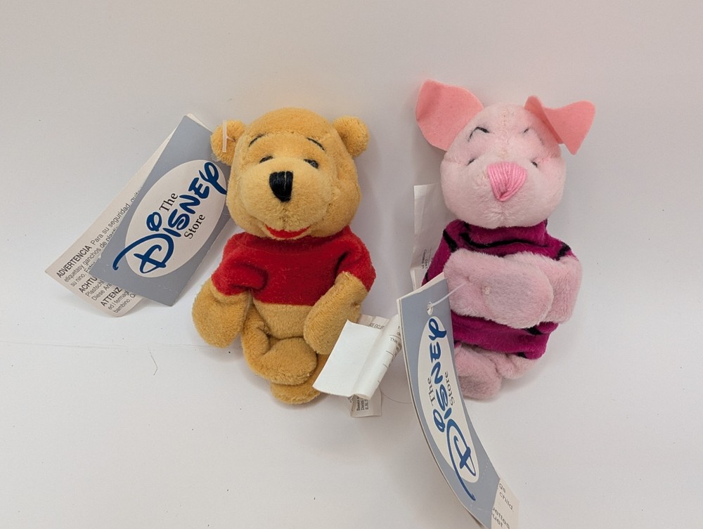 Disney Store Winnie The Pooh & Piglet Mini Bean Bag 4
