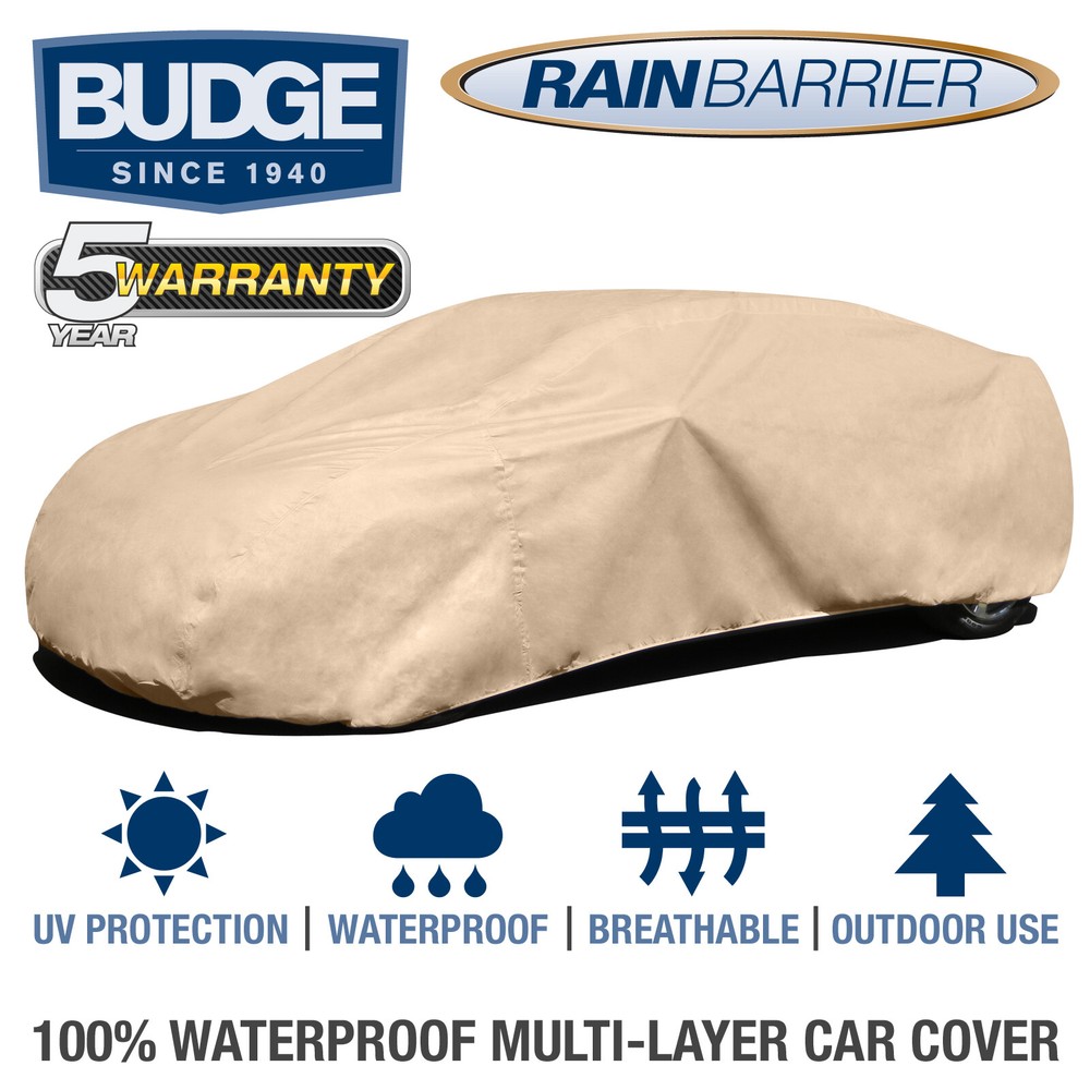 Budge Rain Barrier Car Cover Fits Buick Regal 1987 | Waterproof | Breathable