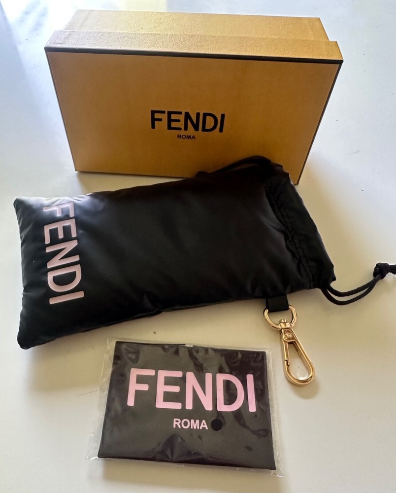 Fendi Roma Authentic Sunglasses with Black Soft Case Pouch Box