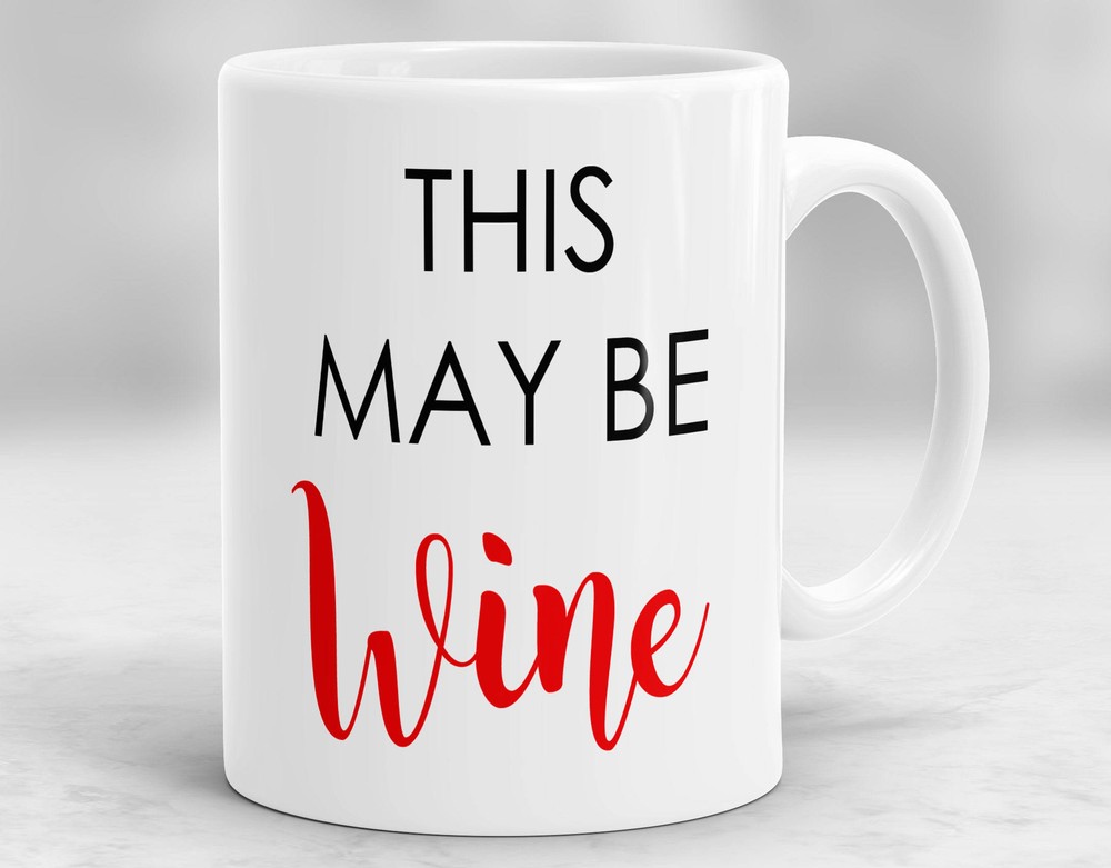 Personalized Wine Coffee Mug for Her - Perfect Valentine’s Gift for Wine Lovers
