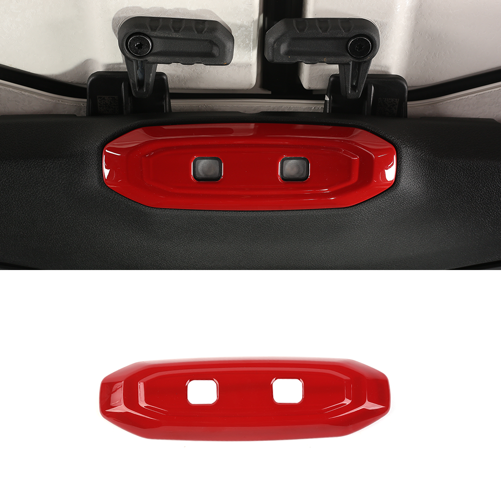 Red Overhead Light Roof Reading Map Lamp Trim Cover For Jeep Wrangler Jl Jt 24+