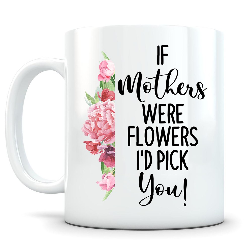 Floral Mom Coffee Mug Gift From Child Mother's Day Present