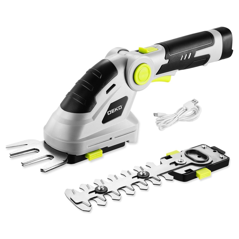 Cordless 8V 2-in-1 Electric Grass Shear & Hedge Trimmer