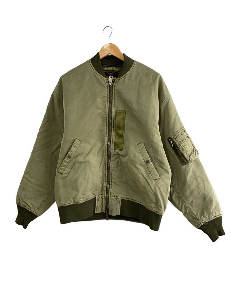 Houston Left Sleeve Small Stain/Flight Jacket/L/Nylon/Khk/Plain/51505// 3390