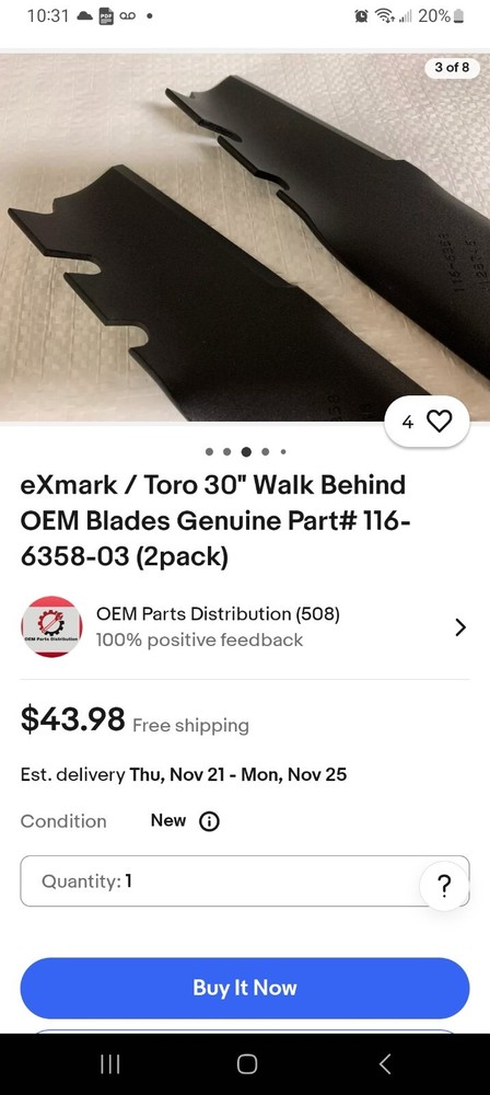 eXmark / Toro 30