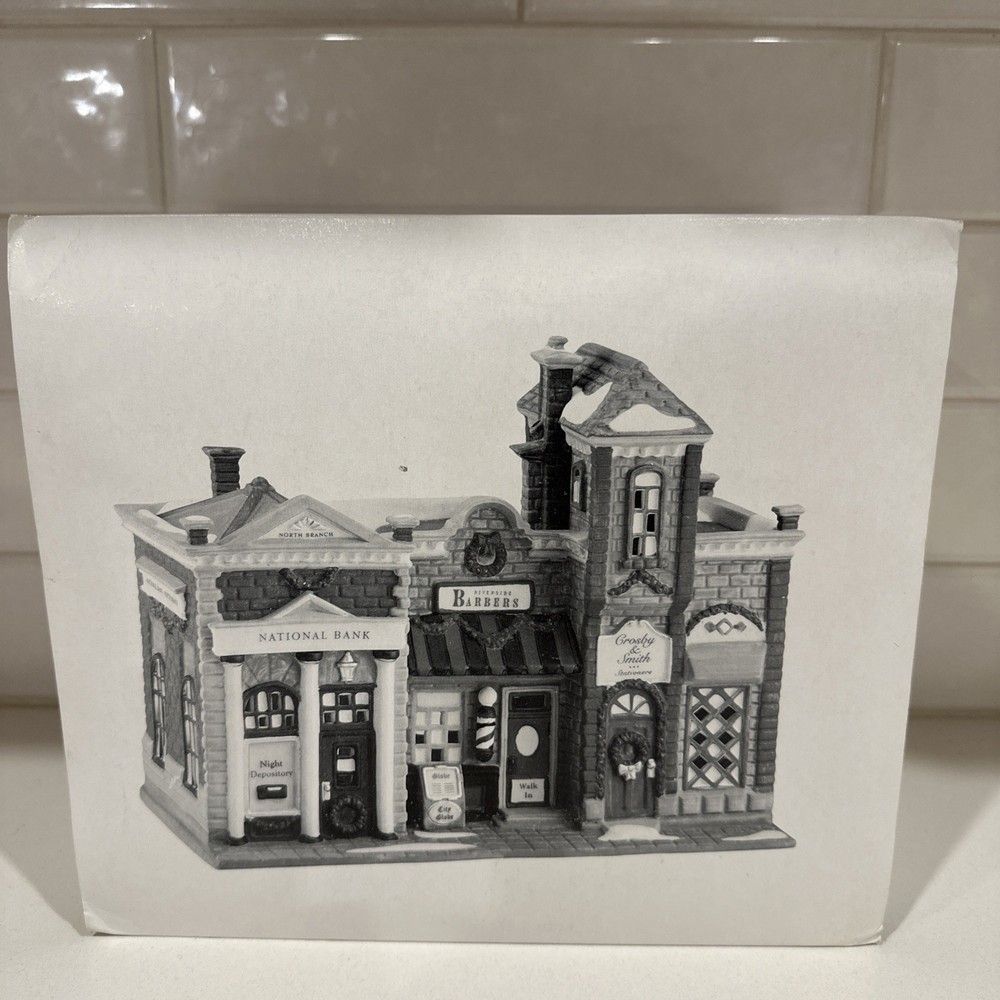 Dept 56 Christmas In The City Riverside Row Shops 58888 New CIC NIB