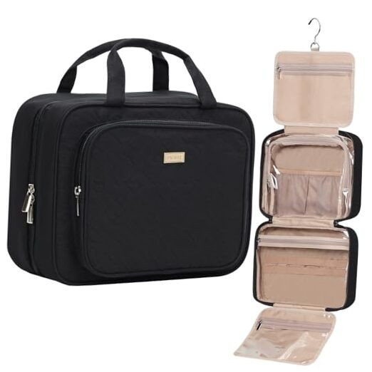 Large Capacity Travel Toiletry Bag for Women - Makeup Organizer Essentials