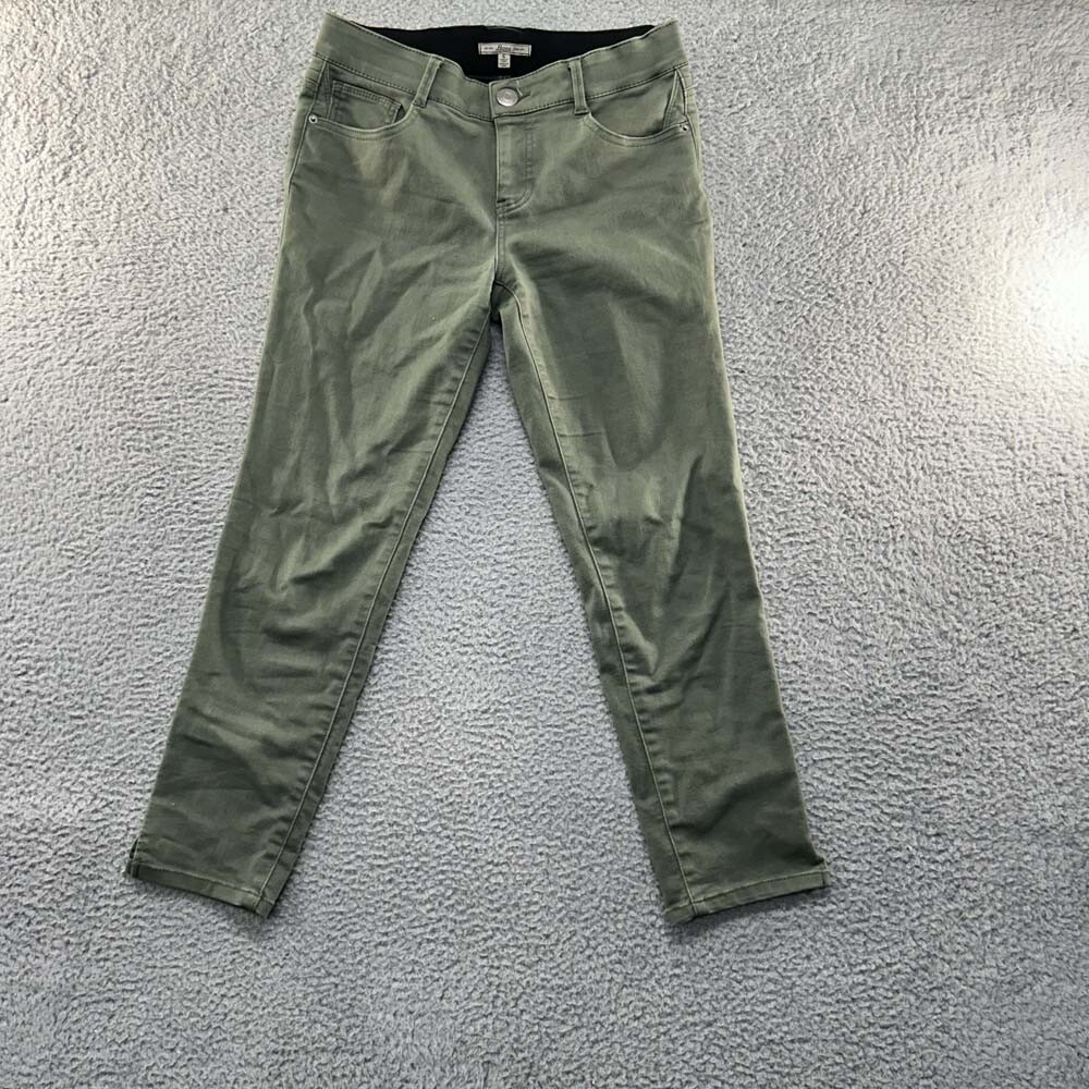 Women's Olive Green Stretch Hiking Pants Size 6 (30x26) Military Outdoor Bass
