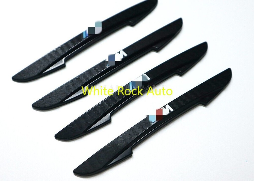 4PCS CAR ANTI COLLISION STRIP BUMPER PROTECTOR COVER CAR DOOR STICKERS FOR BMW