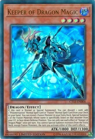 Keeper of Dragon Magic YuGiOh 2018 Mega-Tins Limited NM English 1x