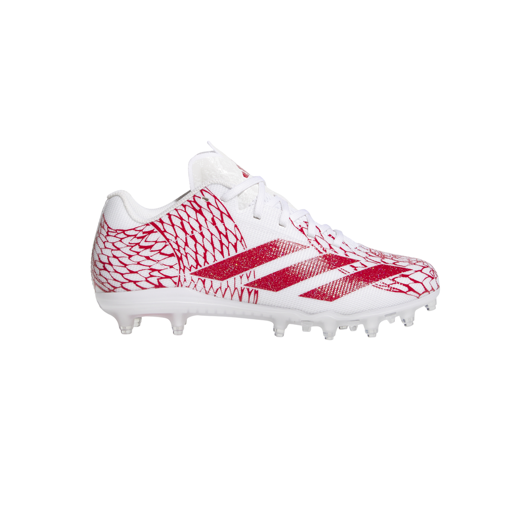 adidas Adizero Electric.2 Football Cleats Youth Boys Red, White Sneakers Athleti