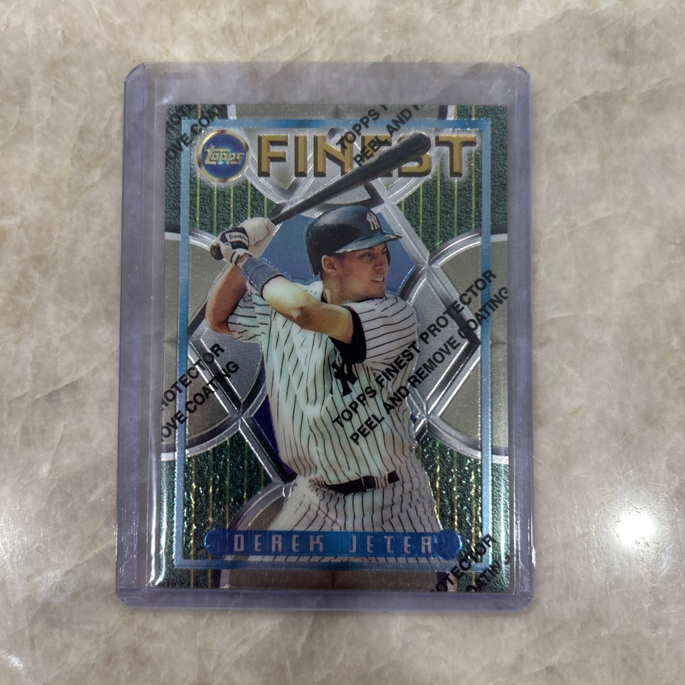 1995-96 Topps Finest: #279 Derek Jeter W/Coating Rare Yankees Legend