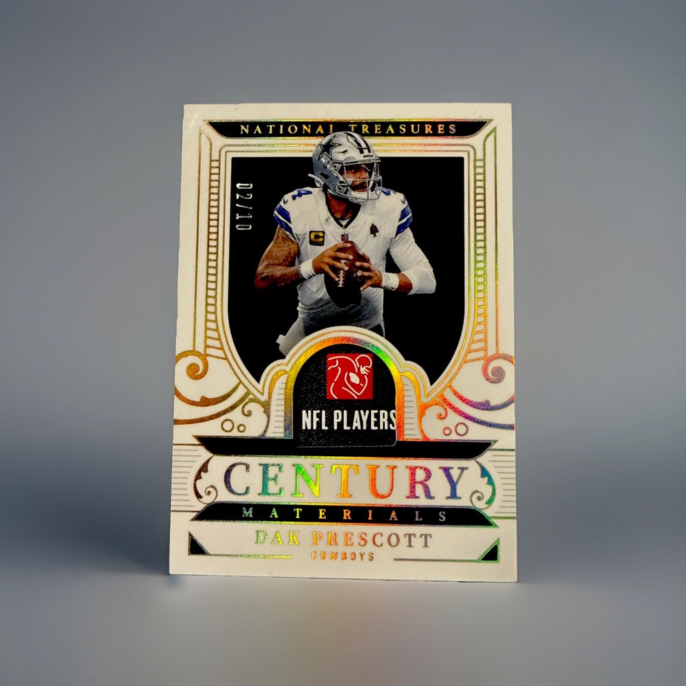 2024 National Treasures - Century Materials Dak Prescott  Holo Gold /10 NFL LOGO