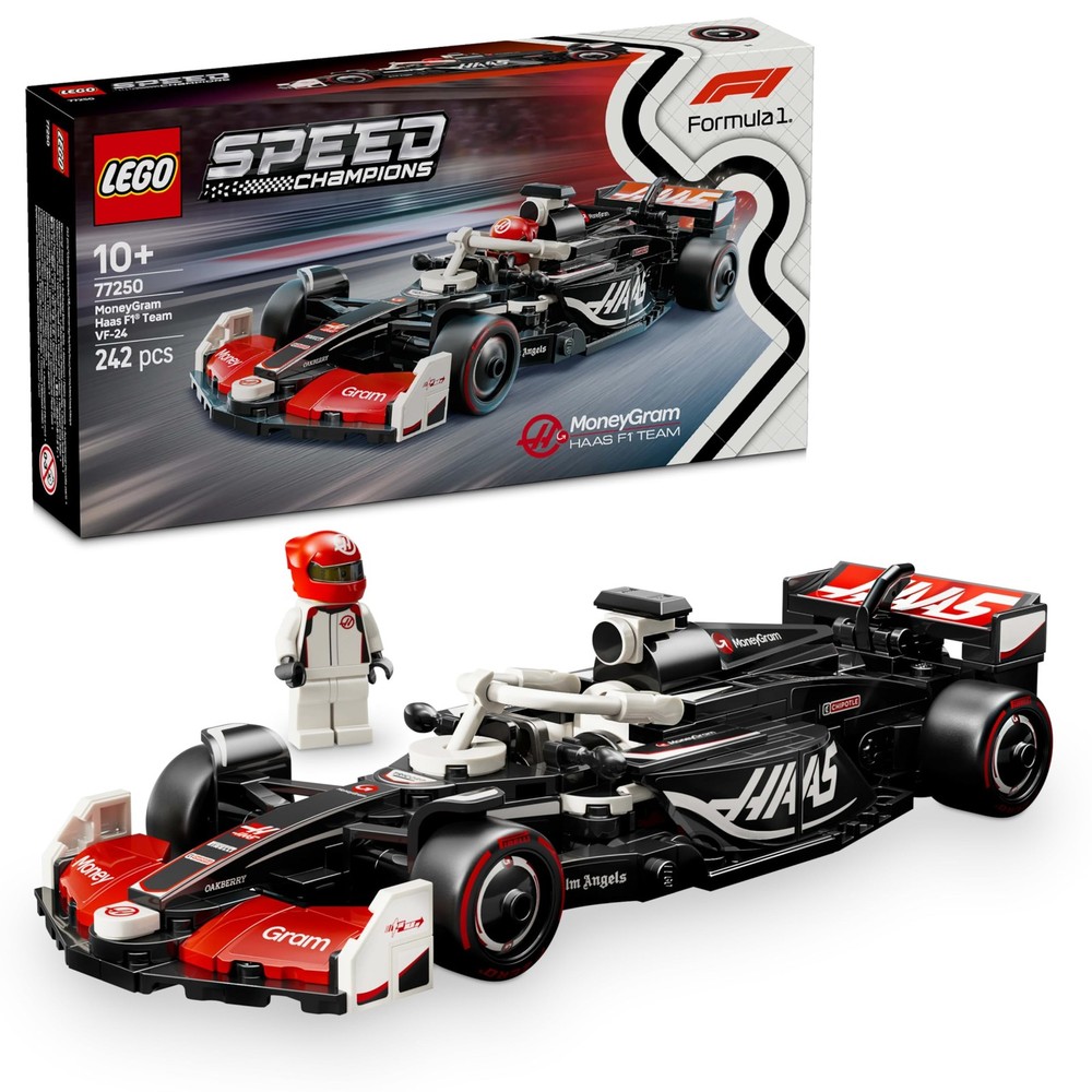 LEGO Speed Champions MoneyGram Haas F1 Team VF-24 Race Car Toy