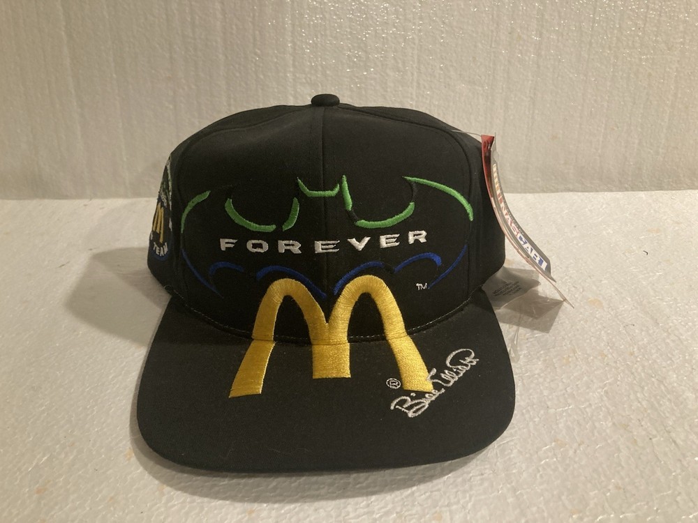 BILL ELLIOTT 1995 #94 McDONALD’S/BATMAN FOREVER “THUNDERBAT” HAT  CLEARANCE SALE-image