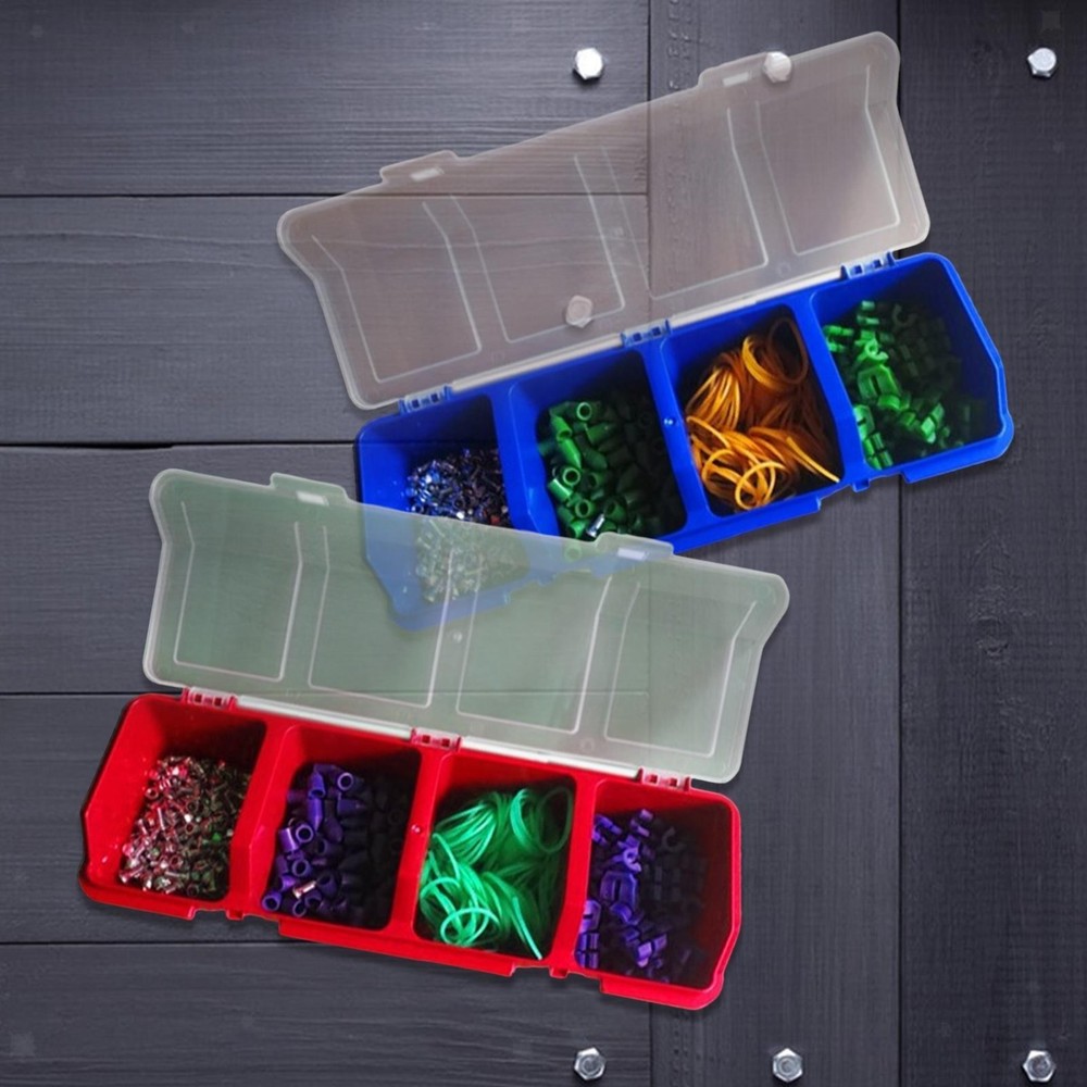 2-Pack Screw Organizer Bins for Garage Tools & Craft Supplies  